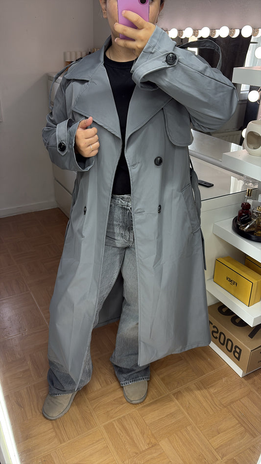 Trench Ayline gris